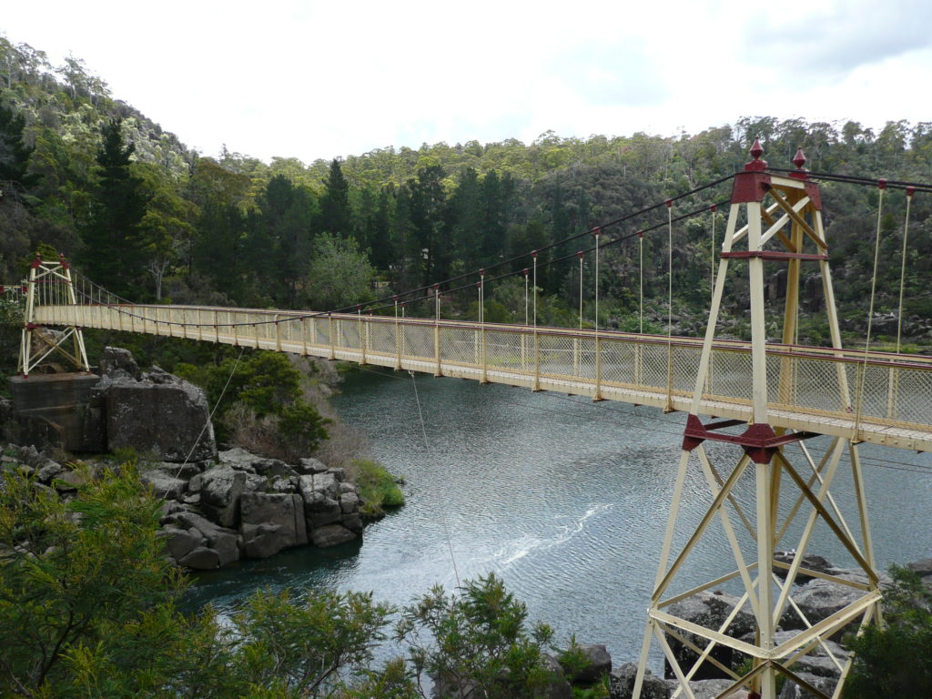 Cataract Gorge, Bridge, Tasmania Australia