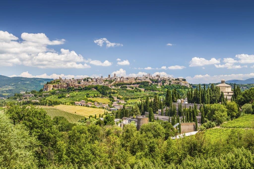 Orvieto town view Italy