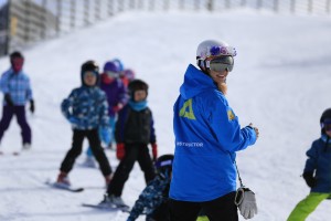 snowsports instructor in focus