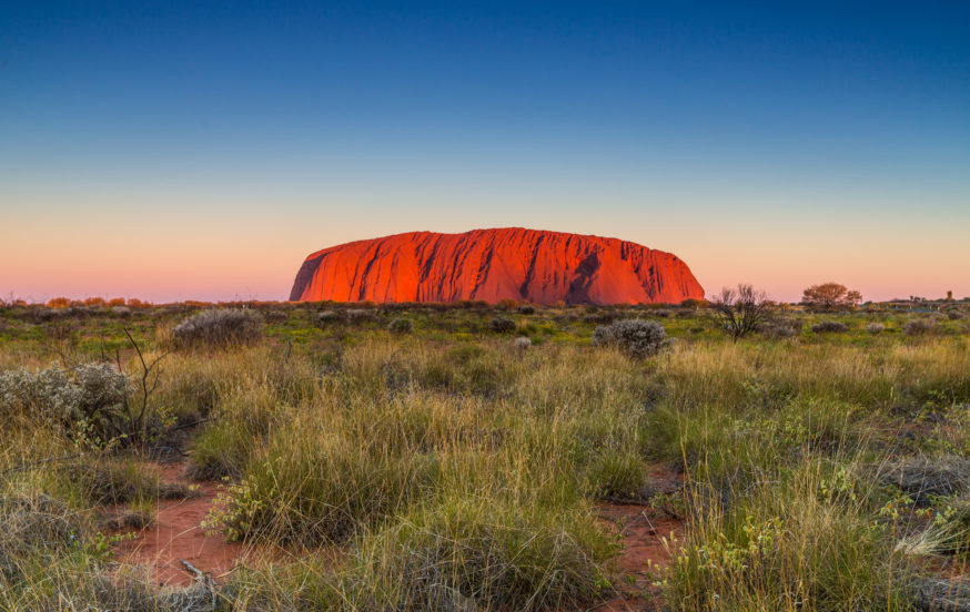 Uluru dawn Northern Territory Australia