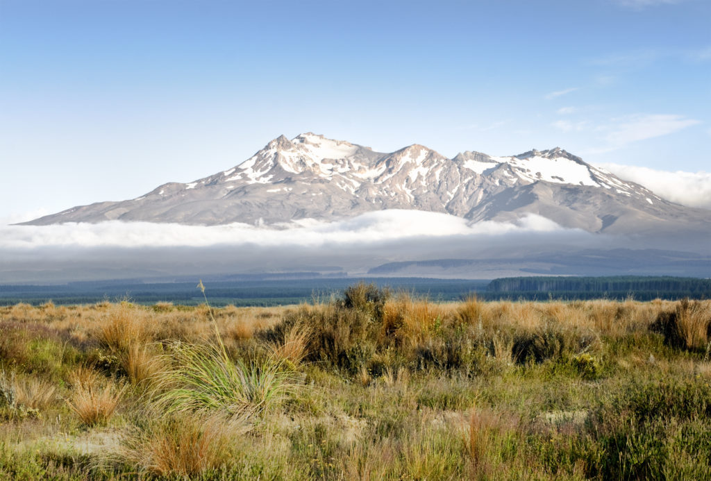 Mount Ruapehu in New Zealand