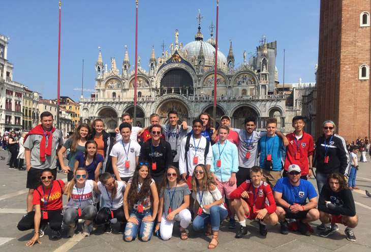 Italy-Venice-Maryland-State-Youth-Soccer-Association-ODP-Boys-and-Girls-in-Marco-Square-Venice