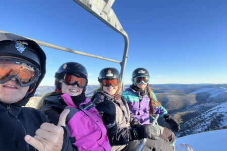 WorldStrides Snowsports tour, Rosney College Students at Hotham