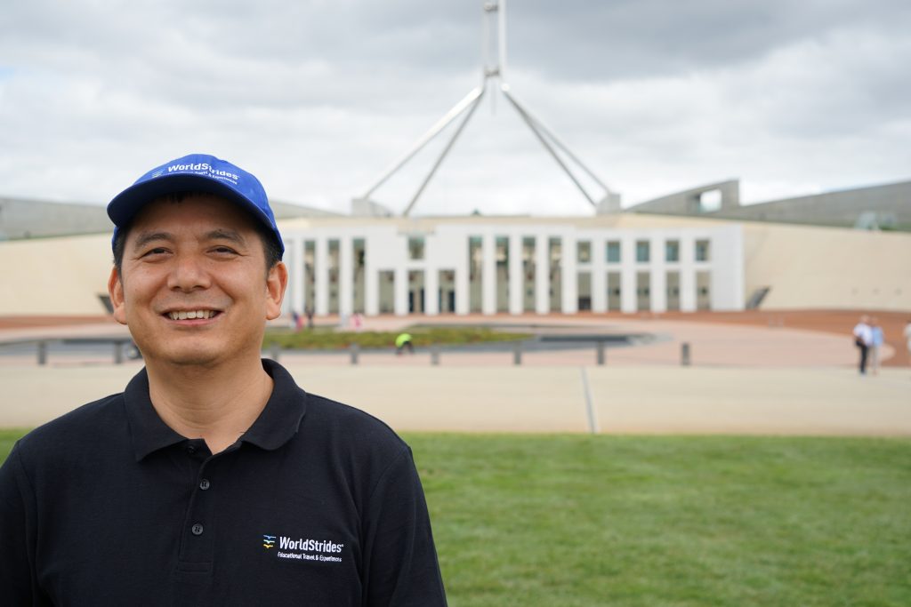 WorldStrides Canberra Logistics Coordinator - Tom Tang